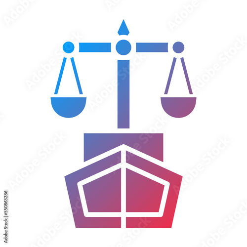Maritime Law Icon Style