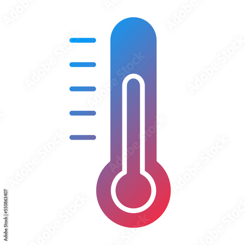 Thermometer Icon Style