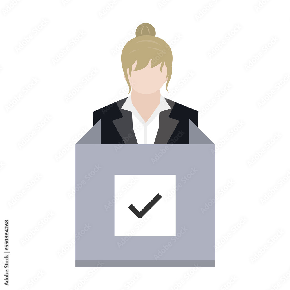 woman voter with right mark at polling station ep02 woman voter with right mark at polling station ep02
