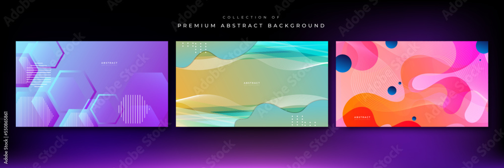 Modern abstract background with minimal geometric background and dynamic shapes composition