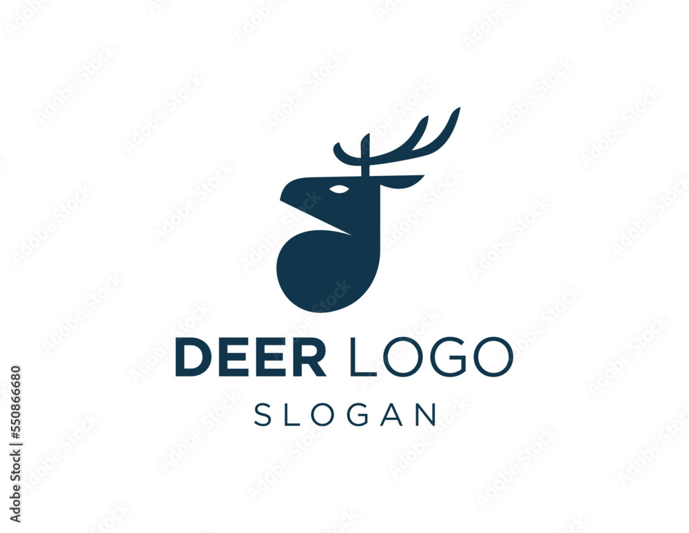 Logo design about Deer on a white background. created using the CorelDraw application. Logo design about Deer on a white background. created using the CorelDraw application.