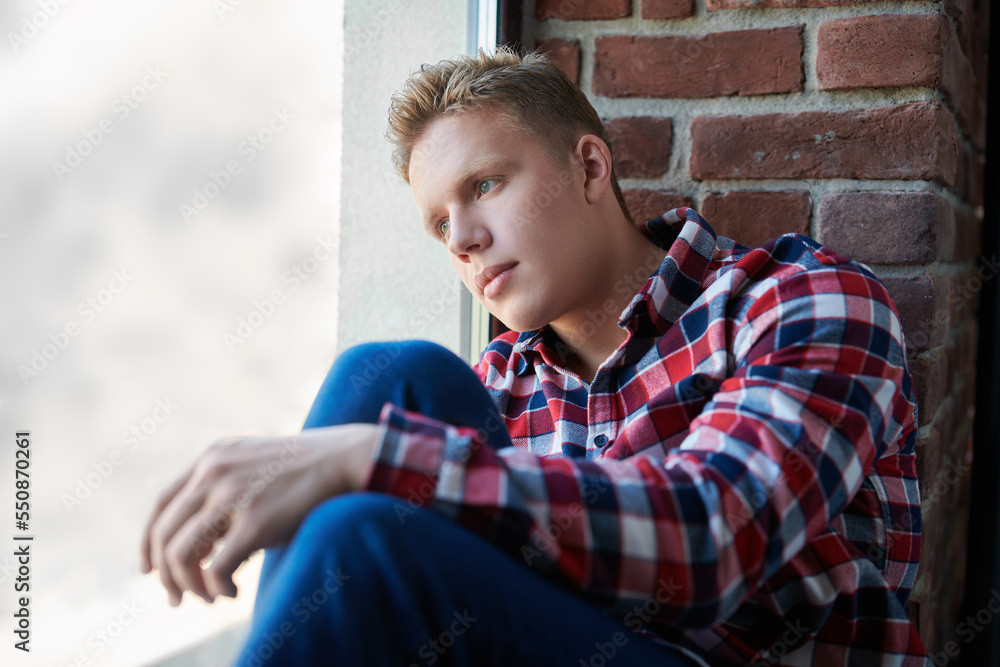 Fototapeta premium relaxed young man