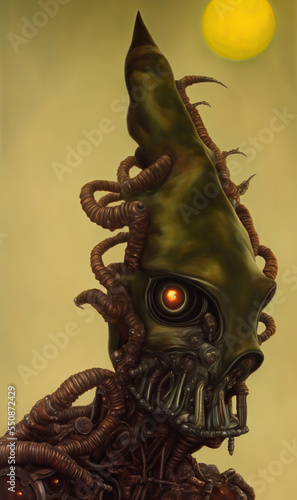 Portrait of a organic cybor...