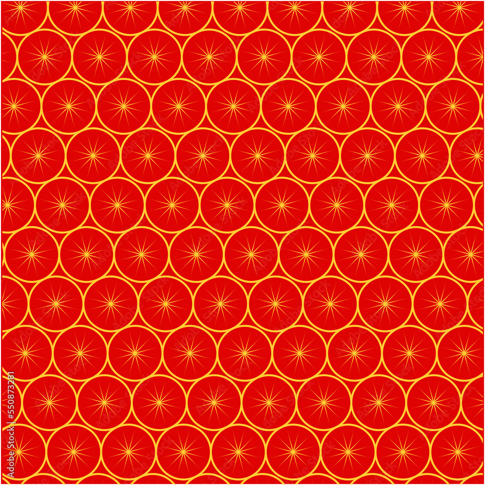 Banner in traditional Chinese style on red background with golden waves. Background for traditional Chinese New Year. Seamless pattern for postcards, layouts, print, packaging, flyer, invitation, Banner in traditional Chinese style on red background with golden waves. Background for traditional Chinese New Year. Seamless pattern for postcards, layouts, print, packaging, flyer, invitation,