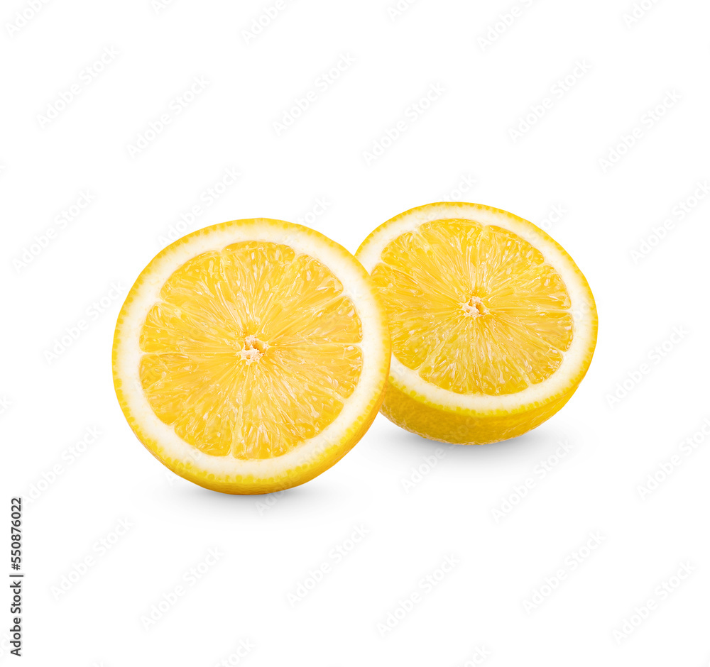 Fresh lemon isolated on white background Fresh lemon isolated on white background