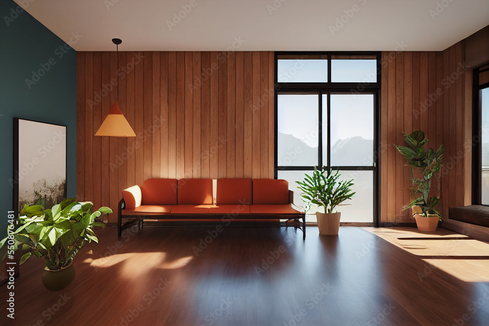 Fototapeta premium Elegant Luxury decorative modern living room, drawing room, furniture background.