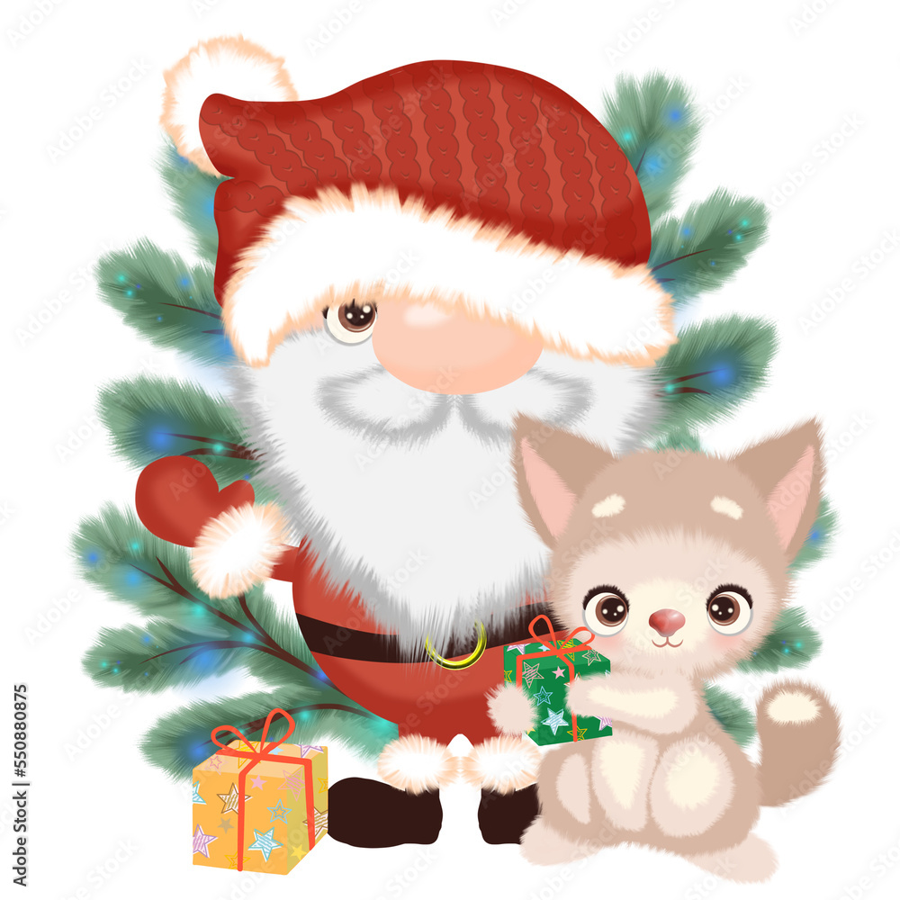 santa claus with gifts santa claus with gifts