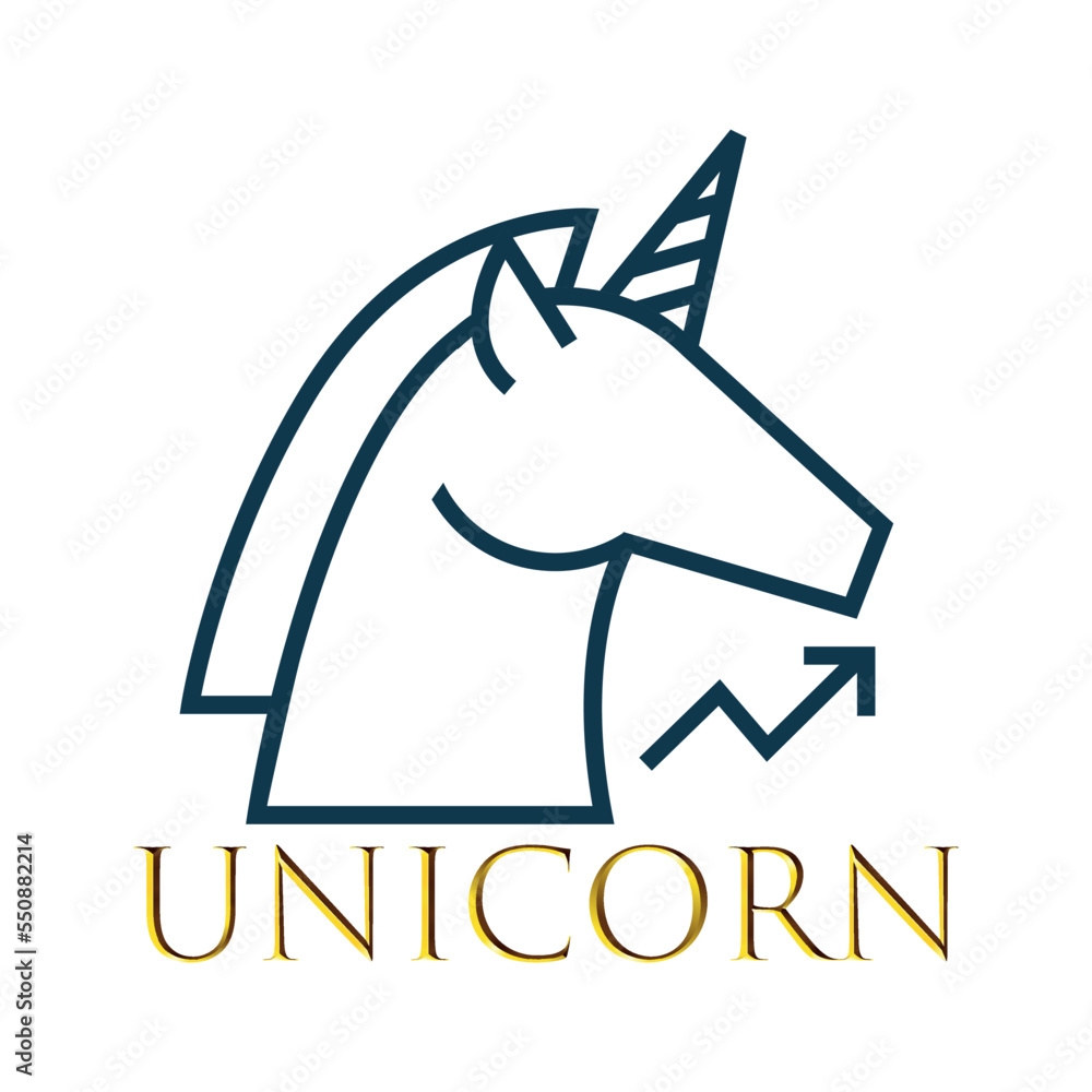 Unicorn Head Horse With A Horn