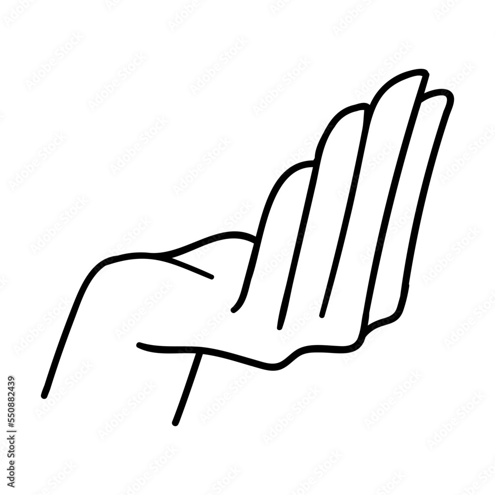 Obraz premium hand finger gesture