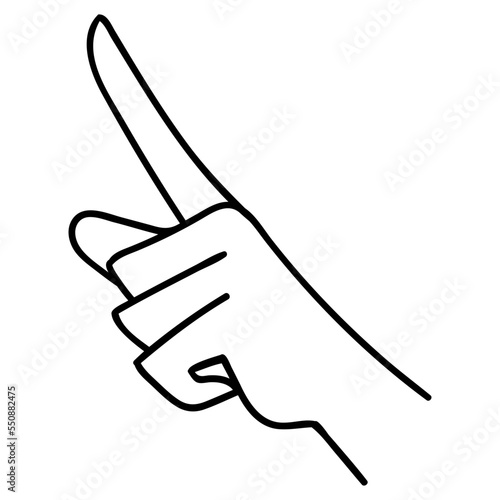 hand gesture index finger