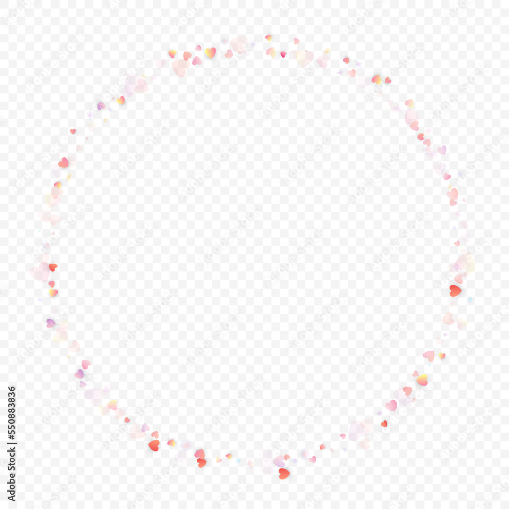 heart love vector confetti frame valentine pink heart love vector confetti frame valentine pink