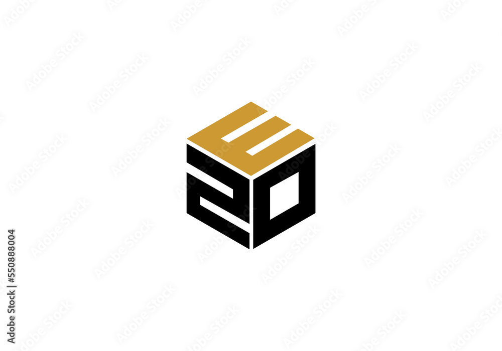 Obraz premium initial letter logo 230 hexagon initial company icon business background illustration