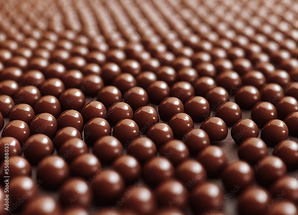 close up of chocolate balls close up of chocolate balls