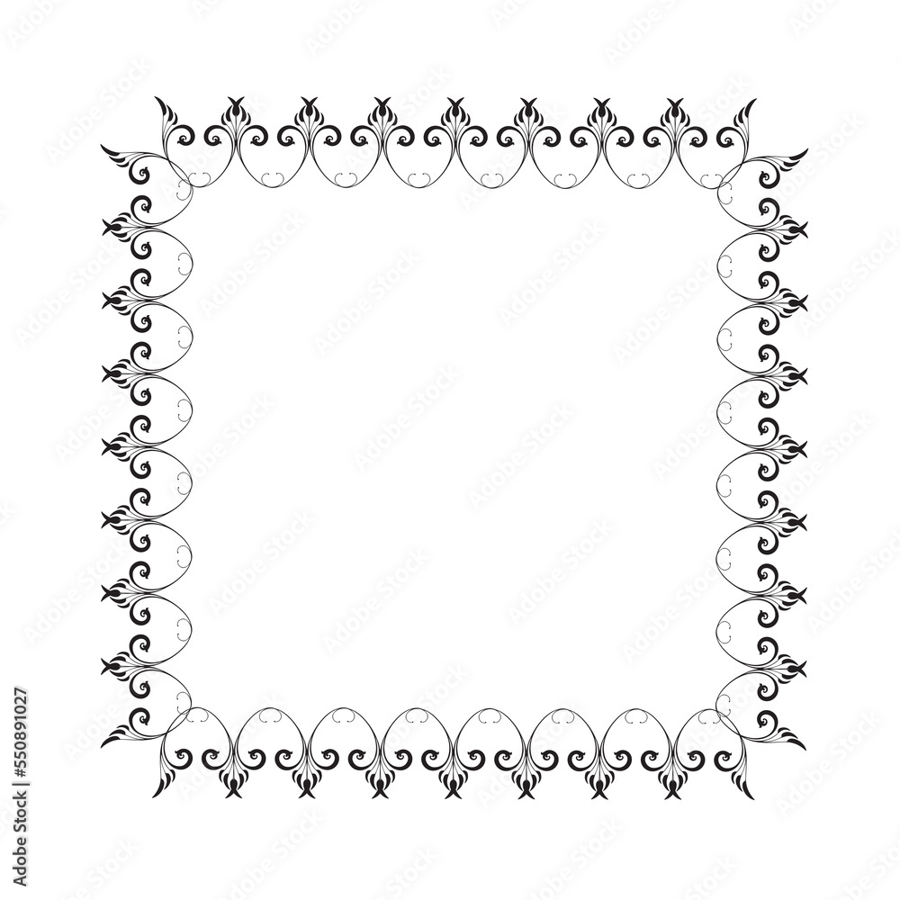 Frame, in the style of an ornament, Vector illustration eps 10, Art. Frame, in the style of an ornament, Vector illustration eps 10, Art.