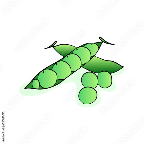 Peas in a pod vector design