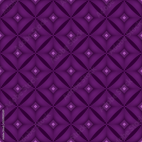 LILAC SEAMLESS VECTOR BACKGROUND WITH ABSTRACT SQUARES