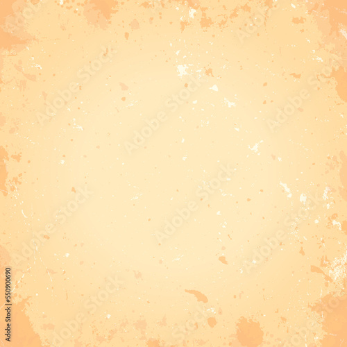 Old sepia paper background, worn vector texture