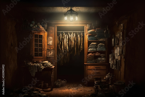 Old Haunted House - Closet