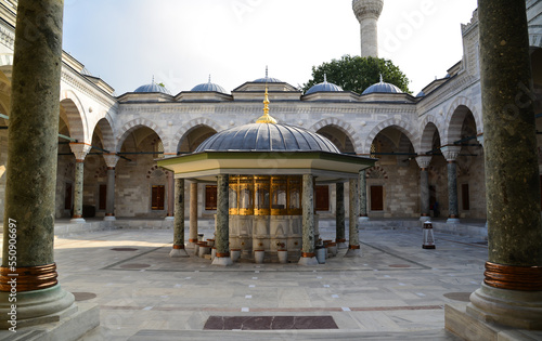 Fotografie, Tablou Located in Istanbul, Turkey, the 2nd Beyazit Mosque was built in 1506