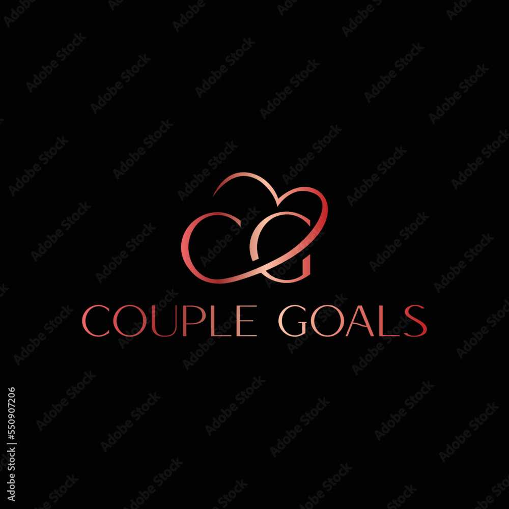 Initial CG Logo Design Vector Initial CG Logo Design Vector
