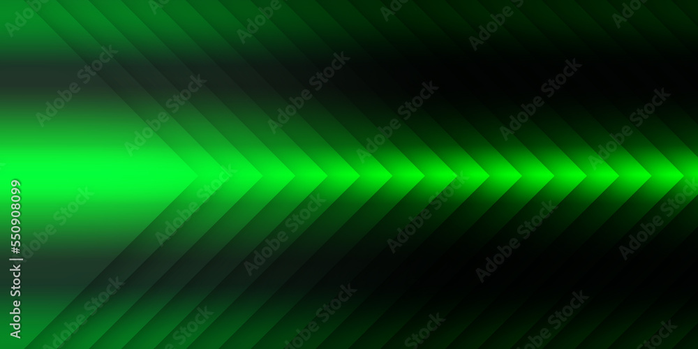 Obraz premium Abstract green Eco arrows background