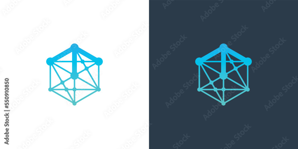 Letter T logo design template,Technology abstract dot connection cross vector logo icon hexagon logotype Letter T logo design template,Technology abstract dot connection cross vector logo icon hexagon logotype