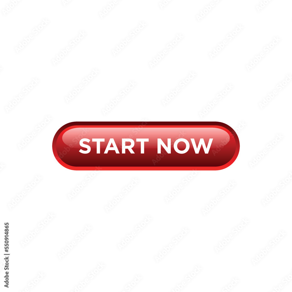 Start Now Button Website Vector Template Start Now Button Website Vector Template