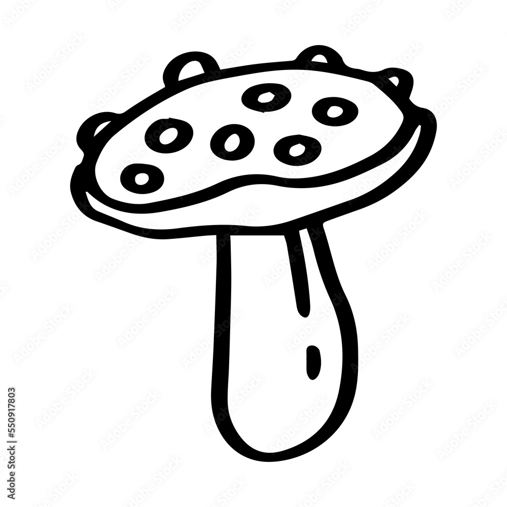 Mushroom hand drawn illustration Mushroom hand drawn illustration