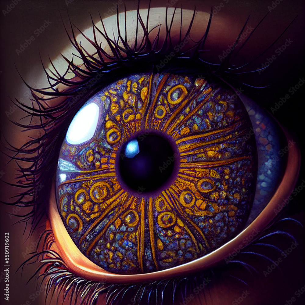 Colorful Eyeball Colorful Eyeball