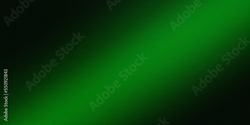 Green abstract background for wide banner with modern pattern material texture