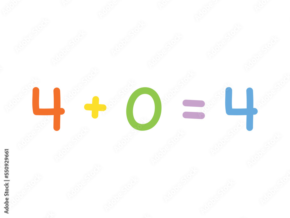 addition mathematics for children vector template addition mathematics for children vector template