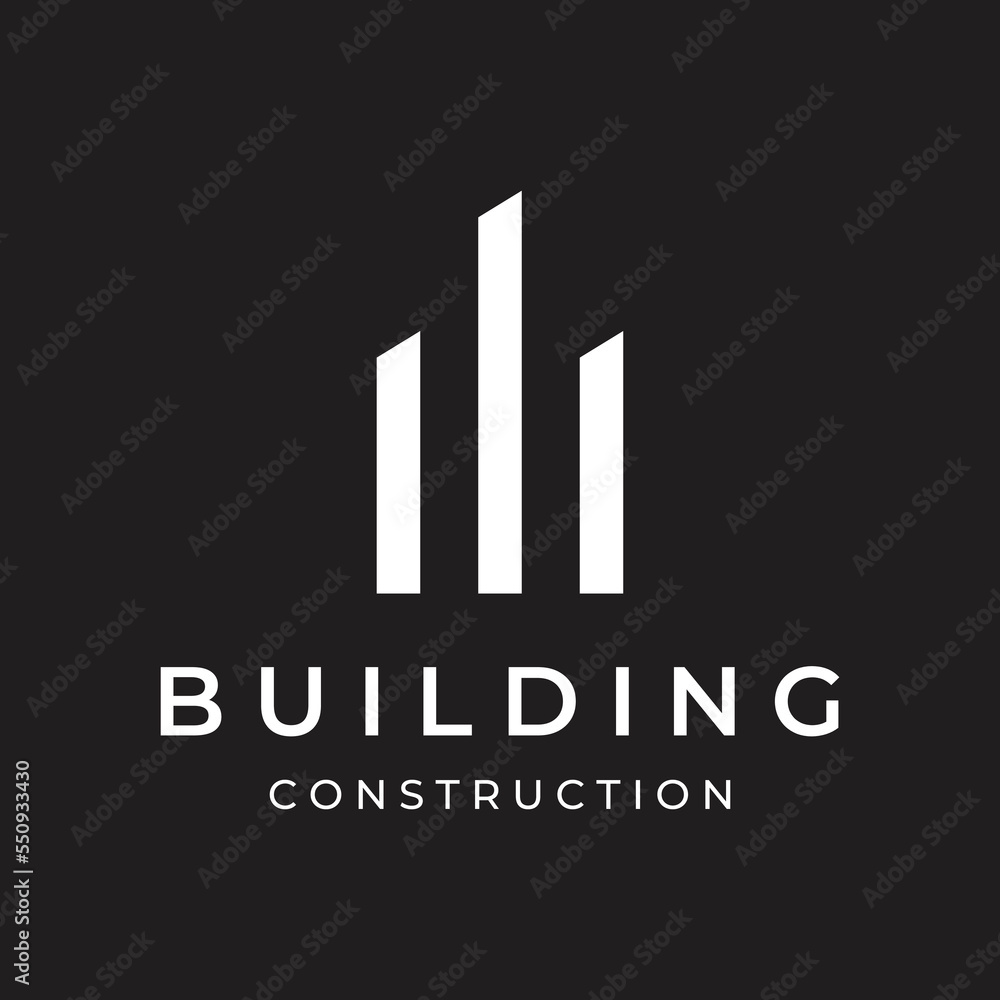 Logo design of modern and elegant luxury apartment buildings, houses, hotels and buildings isolated background.Logo for business,architecture, construction and building. Logo design of modern and elegant luxury apartment buildings, houses, hotels and buildings isolated background.Logo for business,architecture, construction and building.