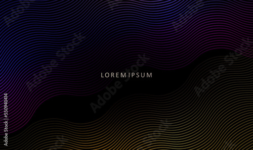 Dark illustration with a small wavy oblique pattern