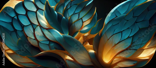 Wallpaper Mural Abstract colorful modern wallpaper, vibrant colors background Torontodigital.ca