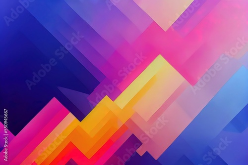Abstract colorful modern wallpaper, vibrant colors background