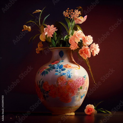 Vase with flowers © Trendboyt