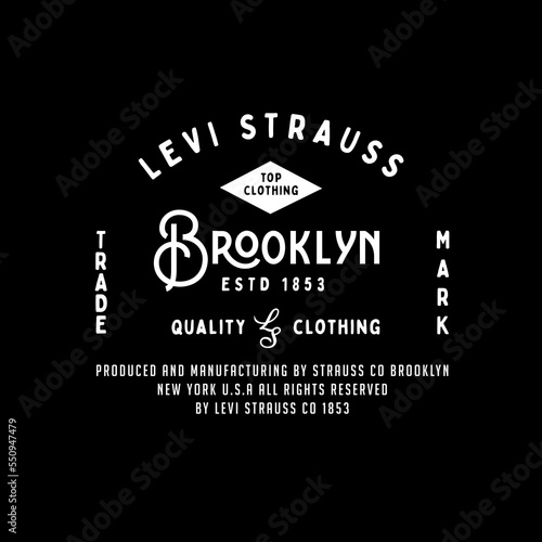 Vintage Badge Logo Design - Vector Stamp, old classic style illustration for apparel brand, restaurant, bistro, barber shop