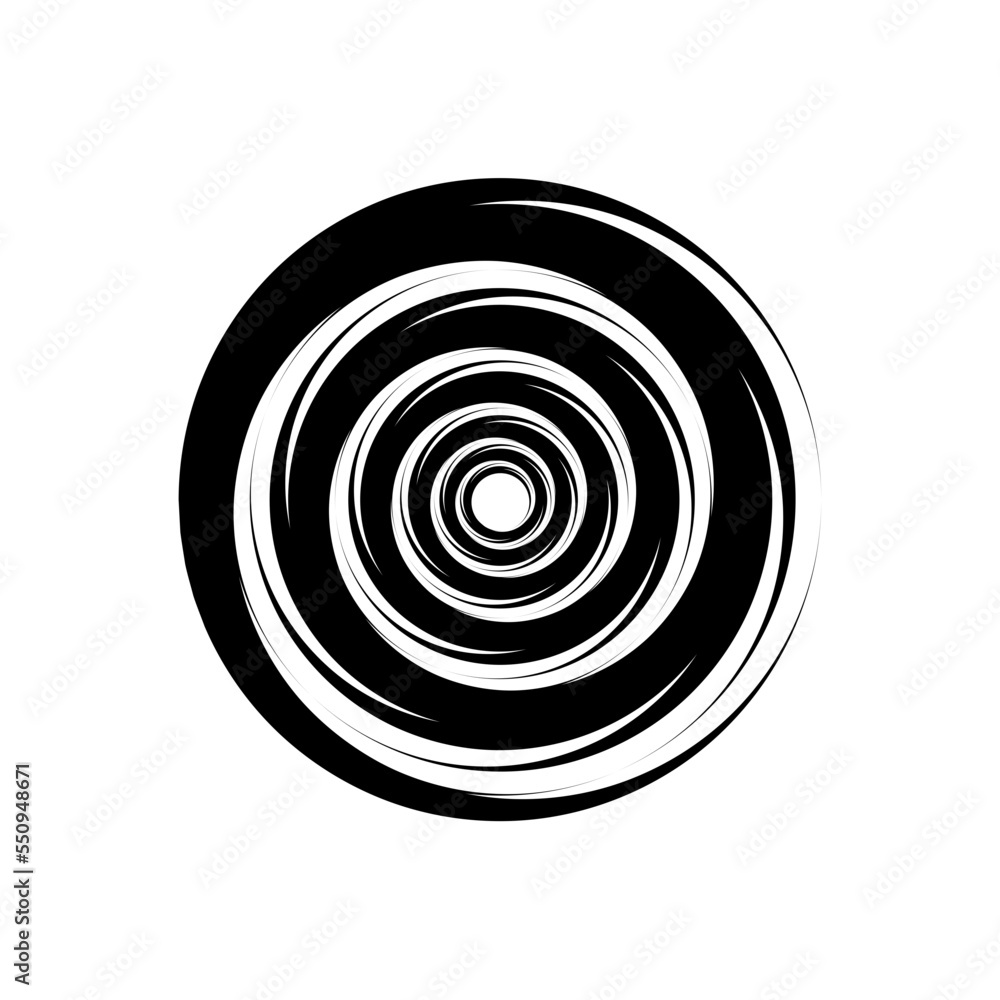 Vortex Circle logo abstract circle shape - spiral motion twirl twist curve rotation spin whirlpool radial warp geometric shape for businesses - spinning circle Vortex Circle logo abstract circle shape - spiral motion twirl twist curve rotation spin whirlpool radial warp geometric shape for businesses - spinning circle
