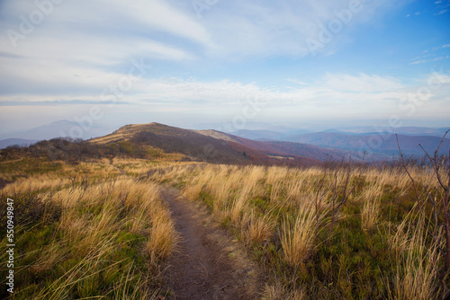 Landscape in Bieszczady, Poland