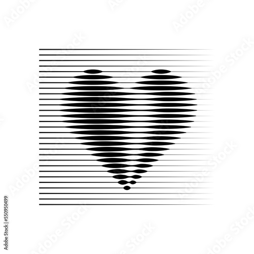 Fototapeta Naklejka Na Ścianę i Meble -  Heart logo - Love symbol Valentines day romantic celebration wedding passion health marriage web care emotion feeling - couple dating
