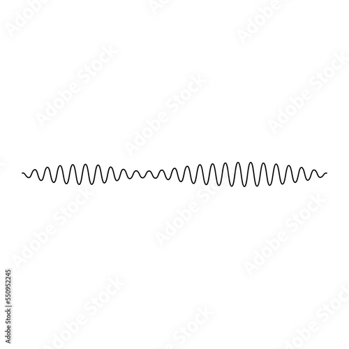 Sound Wave Logo - Music waves note bass classic rock line tune song live pop dj electric tone part jazz radio play wave signal stream tech