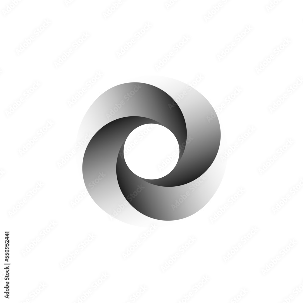 Vortex Circle logo abstract circle shape - spiral motion twirl twist curve rotation spin whirlpool radial warp geometric shape for businesses - spinning circle Vortex Circle logo abstract circle shape - spiral motion twirl twist curve rotation spin whirlpool radial warp geometric shape for businesses - spinning circle