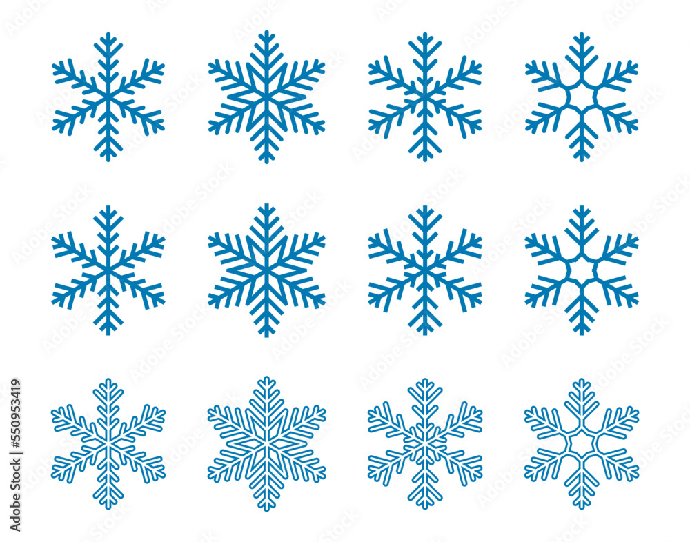 Snowflake set Snowflake set