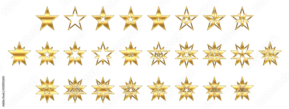 Sterne Collection gold 1 Sterne Collection gold 1