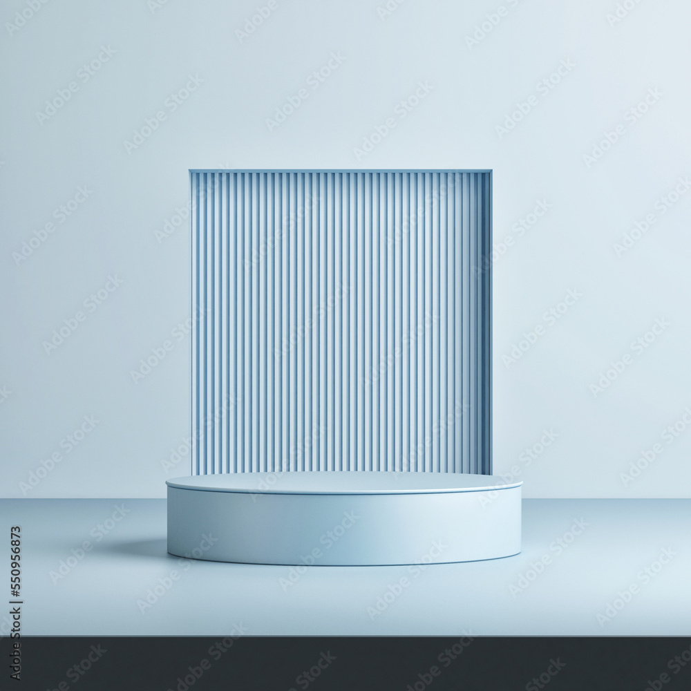 Podium minimalism geometry with space for product presentation, 3d illustration. Podium minimalism geometry with space for product presentation, 3d illustration.