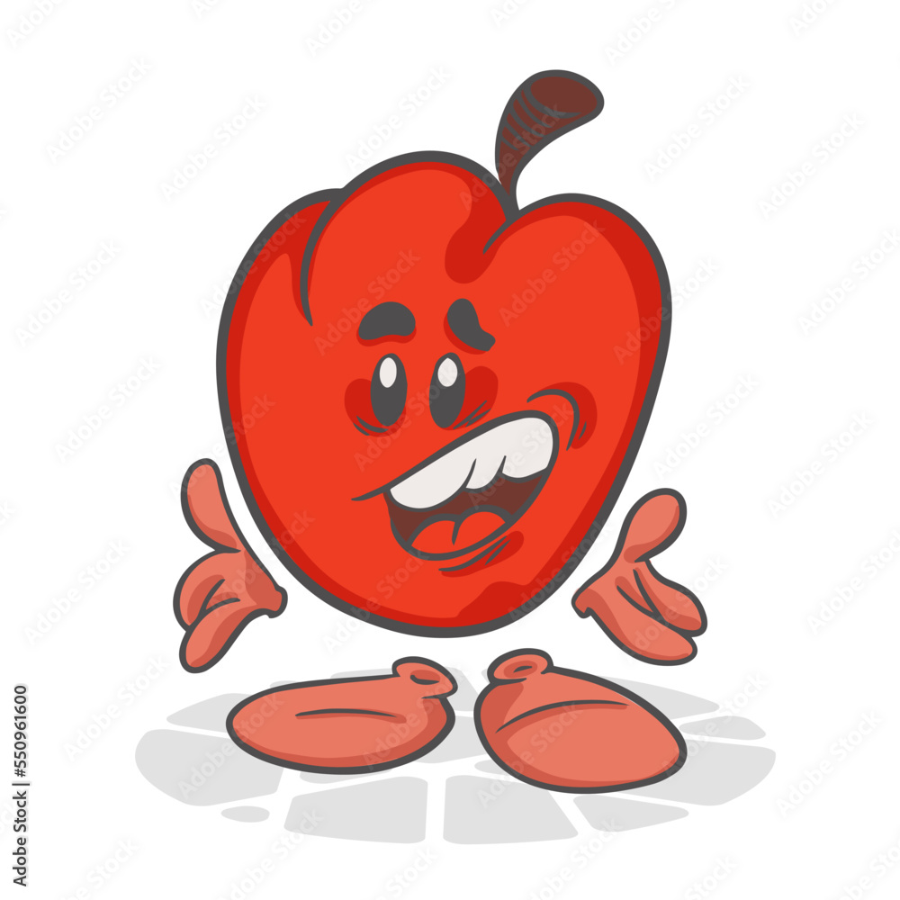 Sweet Pepper. Funny vegetables. Cute cartoon character. Vector illustration isolated on white background Sweet Pepper. Funny vegetables. Cute cartoon character. Vector illustration isolated on white background