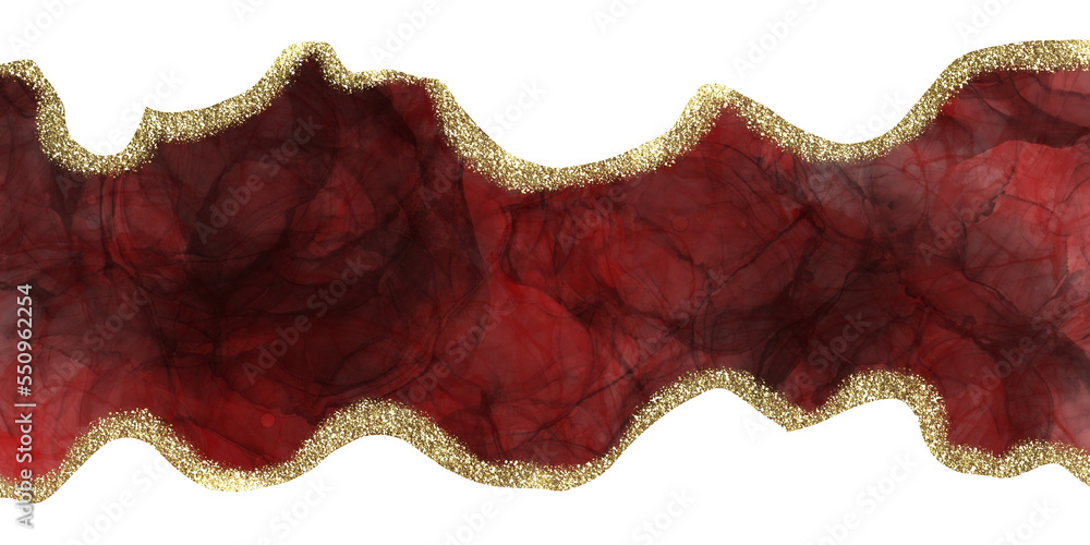Dark red luxury abstract wavy borders. NO background. Dark red luxury abstract wavy borders. NO background.
