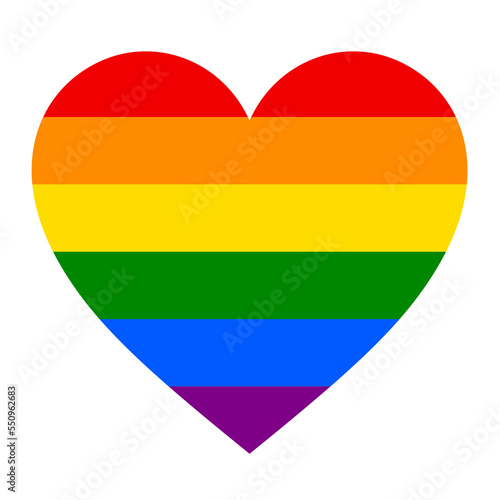 Free Download Rainbow heart, love is love, LGBT sign, LGBTQ symbol, pride concept, illustration over a transparent background, PNG image - GFXLoad