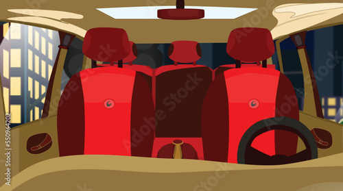 Car Interior Night