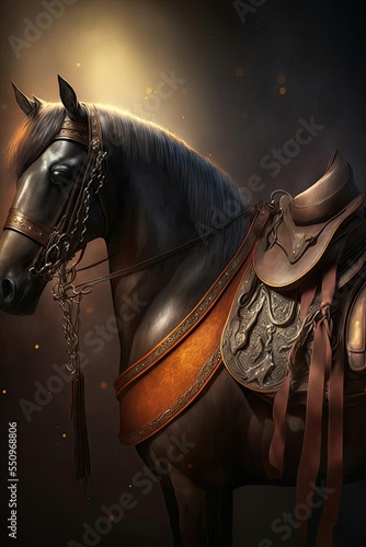 Billede på lærred saddle of the cavalier